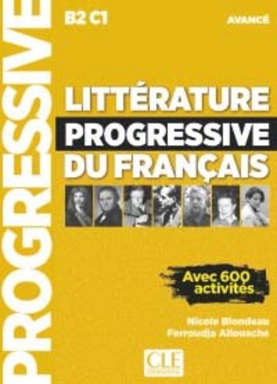 Littérature progressive du français-Livre + Cd - Niveau Avancé -Nouvelle couverture B2-C1