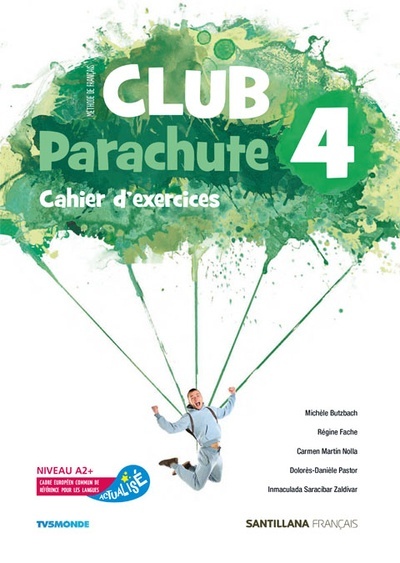 Club parachute 4 pack cahier d'exercices