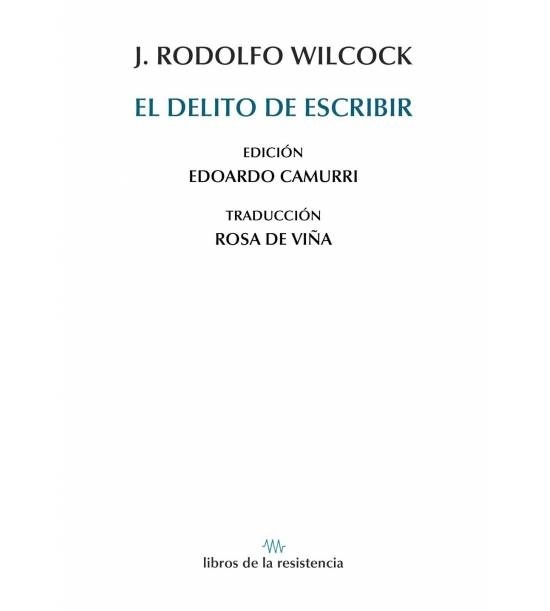 El delito de escribir