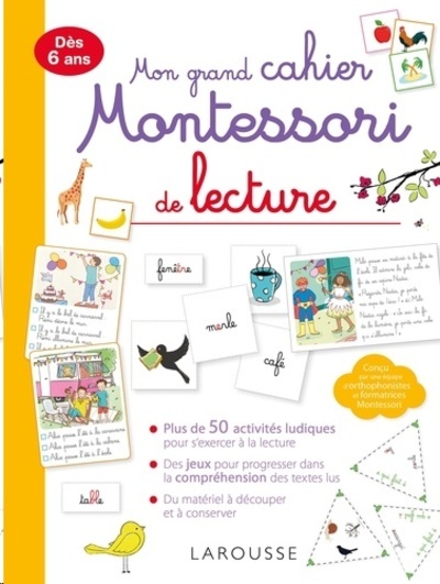 Mon grand cahier Montessori de lecture