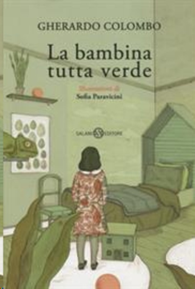 La bambina tutta verde