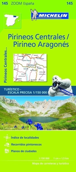 Mapa Zoom Pirineos Centrales / Pirineo Aragonés