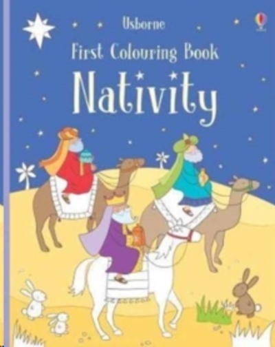 First Colouring Book Nativity