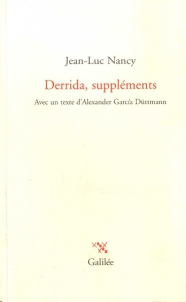 Derrida Suppléments