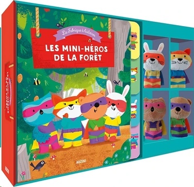 Les mini-héros de la forêt - Avec quatre jolies marionnettes à doigts