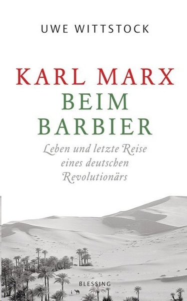 Karl Marx beim Barbier