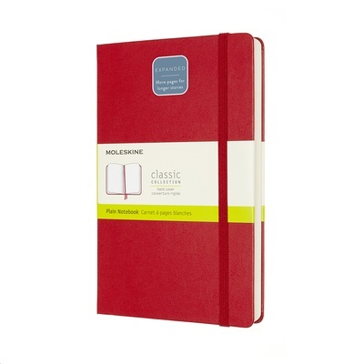 Moleskine Cuaderno Clásico L - Liso Rojo escarlata expanded