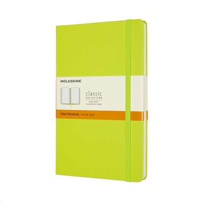Moleskine Cuaderno Clásico L - Rayado Verde lima