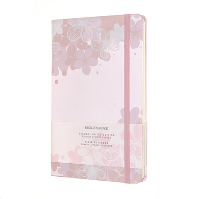 Moleskine Sakura Edición limitada L - Liso Rosa