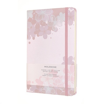 Moleskine Sakura Edición limitada L - Liso Rosa