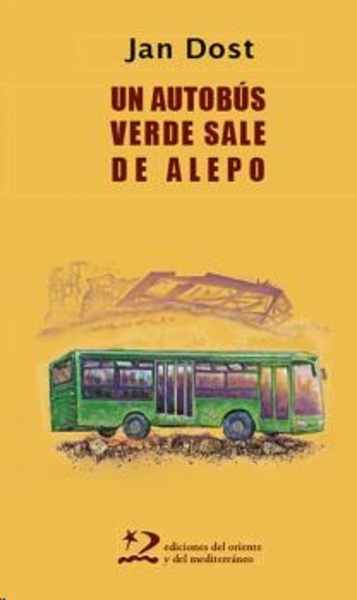 Un autobús verde sale de Alepo