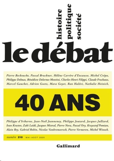 Le Débat N  210. 40 ans