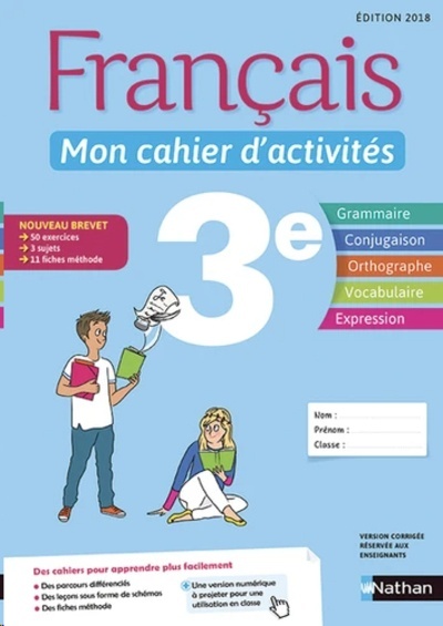 Français - Mon cahier d'activités