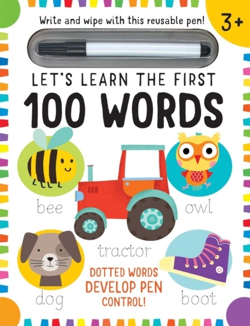 Let's Learn: First 100 Words (Write and Wipe)