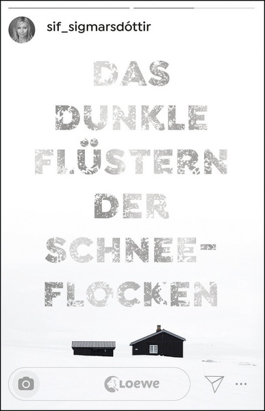 Das dunkle Flüstern der Schneeflocken