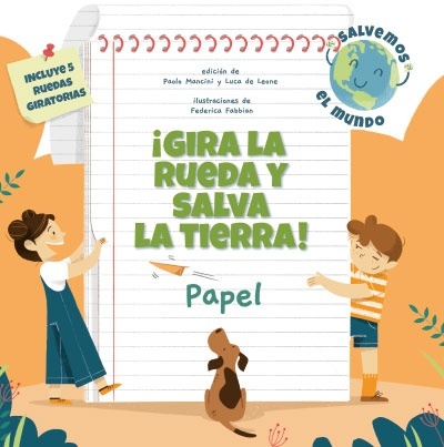 ¡Gira la rueda y salva la tierra! Papel