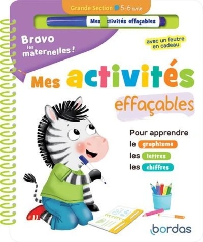 Mes activités effaçables - Grande section