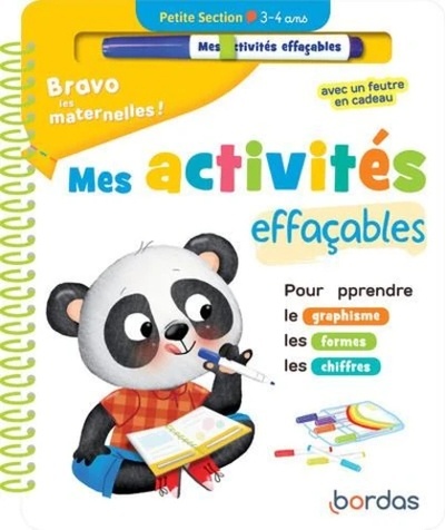 Mes activités effaçables petite section