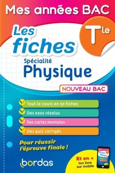 Spécialité Physique Tle - Les fiches