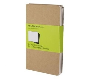 Moleskine Libreta Cahier TB Set de 3 - P - Liso Estraza