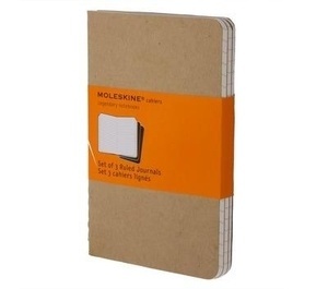 Moleskine Libreta Cahier TB Set de 3 - P - Rayas Estraza