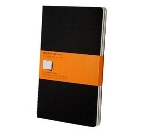 Moleskine Libreta Cahier TB Set de 3 - L - Rayas negro