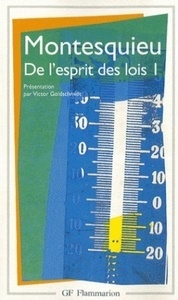 De l'esprit des Lois