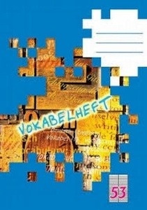 Cuaderno Vokabelheft  A4, 32 Blatt