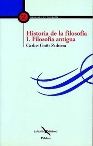 Historia de la Filosofía I. Filosofía Antigua