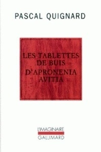 Les Tablettes de buis d'Apronenia Avitia