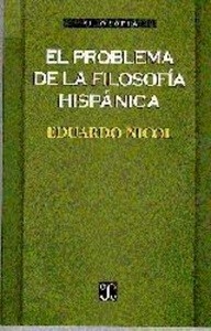 El problema de la filosofía hispánica