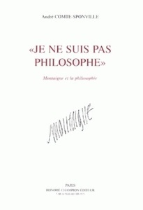 Je ne suis pas philosophe