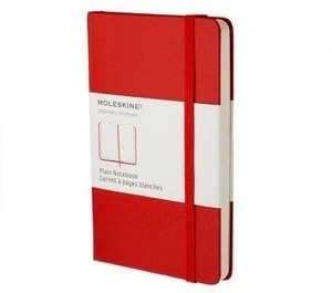 Moleskine Cuaderno clásico - P - Liso rojo escarlata