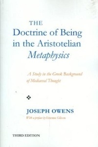 The Doctrine of Being in the Aristotelian Metaphysics