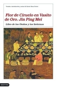 Flor de ciruelo en vasito de oro. Libro de los otoños y los inviernos