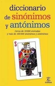 Diccionario de sinónimos y antónimos Espasa bolsillo