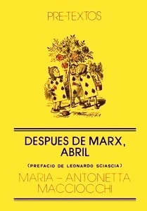 Después de Marx, abril