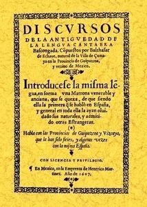 Discursos de la antigüedad de la lengua cántabra y vascongada