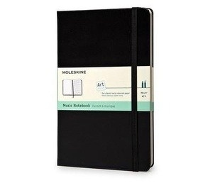 Moleskine Cuaderno clásico de música - P - Negro