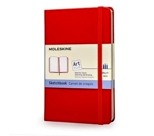 Moleskine Cuaderno clásico de bocetos - P - Rojo