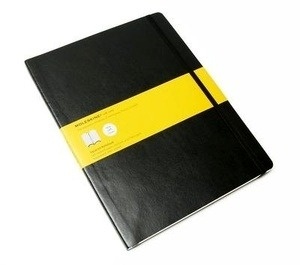 Moleskine Cuaderno clásico TB - XL - Cuadriculado negro