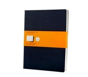 Moleskine Libreta Cahier TB Set de 3 - XL - Rayas azul marino