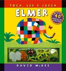 Elmer toca, lee y juega