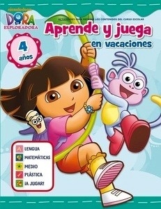 Dora la exploradora. Cuaderno de vacaciones. 4 años