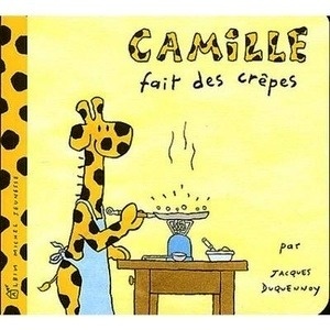 Camille fait des crêpes