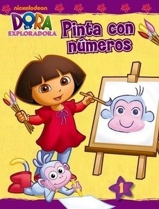 Pinta con números. Dora la exploradora