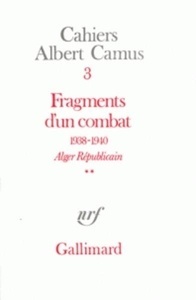 Fragments d'un Combat (1938-1940)