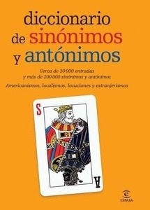 Diccionario de sinónimos y antónimos Espasa
