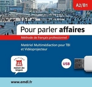 Pour parler affaires. Llave USB. Nivel A2-B1