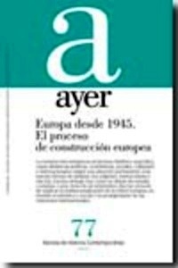 Europa desde 1945. El proceso de contrucción europea